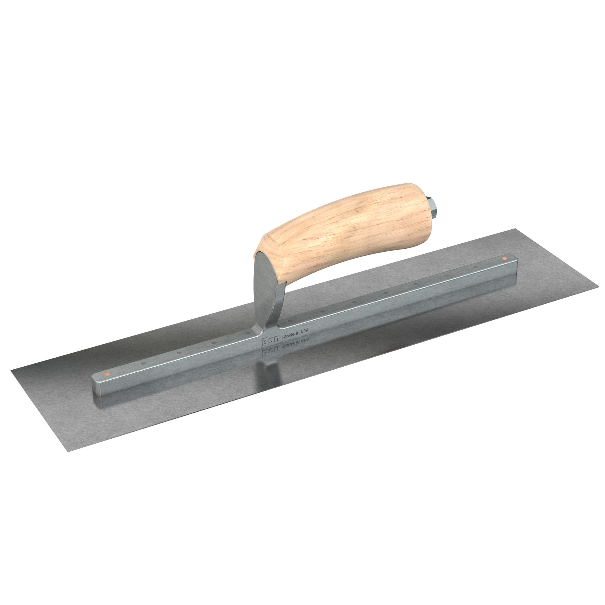 Bon Steel City, Finish Trowel - Sq. - CarSteel - 16 x 4 - Wd, Blade Material Carbon Steel, Blade Length 16 in, Blade Width 4 in, Model# 66-235